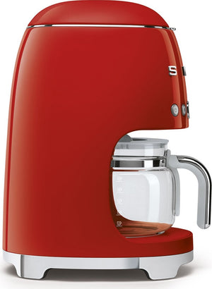 Smeg - 50's Retro Style 10 Cup Coffee Maker Red - DCF02RDUS