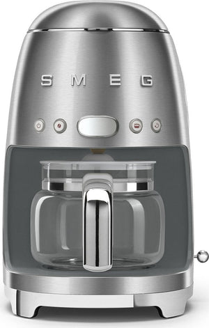 Smeg - 50's Retro Style 10 Cup Coffee Maker Stainless Steel - DCF02SSUS