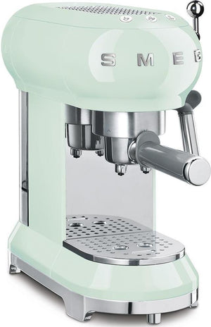 Smeg - 50's Retro Style Espresso Machine Pastel Green - ECF01PGUS