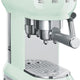 Smeg - 50's Retro Style Espresso Machine Pastel Green - ECF01PGUS