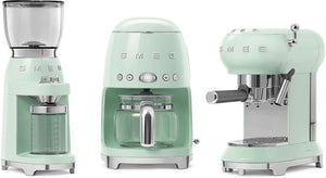 Smeg - 50's Retro Style Espresso Machine Pastel Green - ECF01PGUS