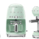 Smeg - 50's Retro Style Espresso Machine Pastel Green - ECF01PGUS