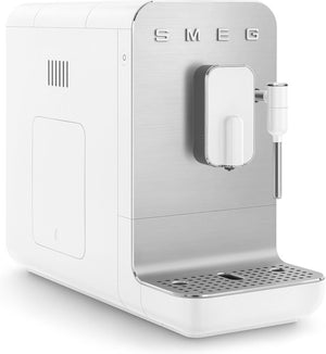 Smeg - Retro Style Espresso Coffee Machine with Frother White - BCC02WHMUS