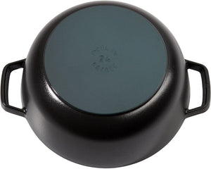 Staub - 3.75 QT French Oven Black 3.5L - 40511-853