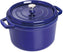 Staub - 5 QT Round High Cocotte Dark Blue 4.8L - 40506-580