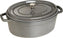 Staub - 5.7 QT Oval Cocotte Graphite Grey 5.5L - 40509-320