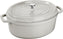 Staub - 7 QT Oval Cocotte White Truffle 6.7L - 40501-448