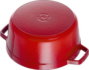 Staub - 8.75 QT Round Cocotte Cherry Red 8.35L - 40509-861