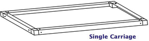 Tarrison - 18" x 36" Two Track Single Carriage System - CC1836S