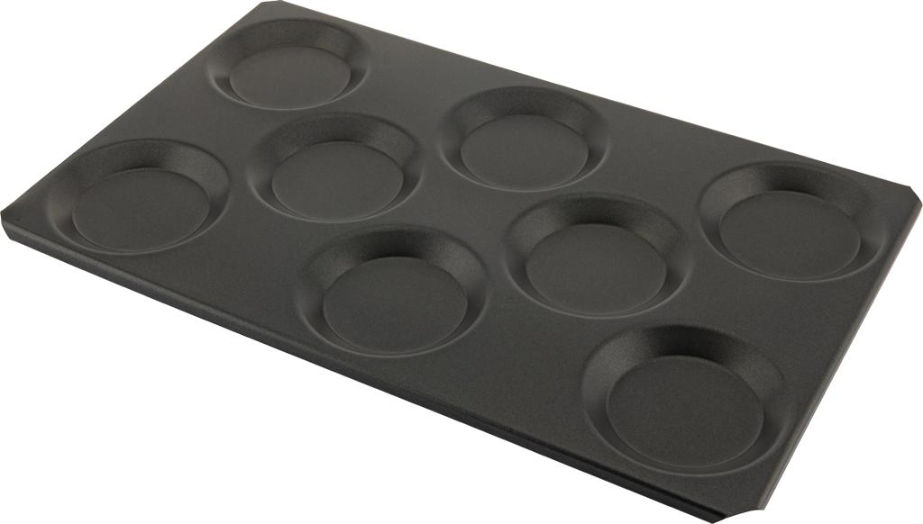 Thermalloy - Combi 8 Well Full Size Non-Stick Aluminum Egg Pan - 576209