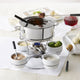 Trudeau - Fenty 3-In-1 Fondue Set with Rotating Tray - 0531305