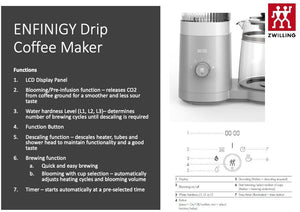 ZWILLING - Enfinigy Drip Coffee Maker Silver - 53103-500