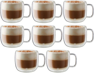 Zwilling - 8 PC Sorrento Double-Wall Cappuccino Glass Set 450mL - 39500-194