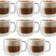 Zwilling - 8 PC Sorrento Double-Wall Cappuccino Glass Set 450mL - 39500-194