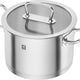 Zwilling - Twin Pro 3.8 QT Stainless Steel Stock Pot with Lid - 65123-200